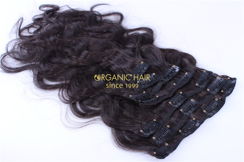 Full cuticle hair remy hair extensions clip in Australia